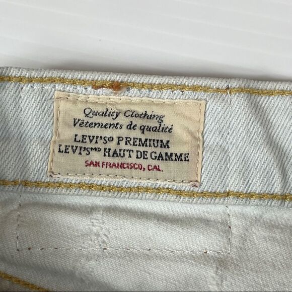 Levi’s 501 Denim Cut Off Shorts Distressed Frayed Women's Size 25 - Picture 4 of 11